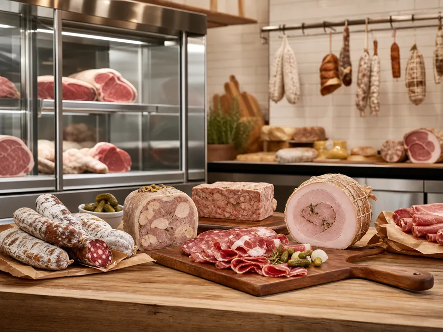 Boucherie charcuterie professionnelle avec produits artisanaux